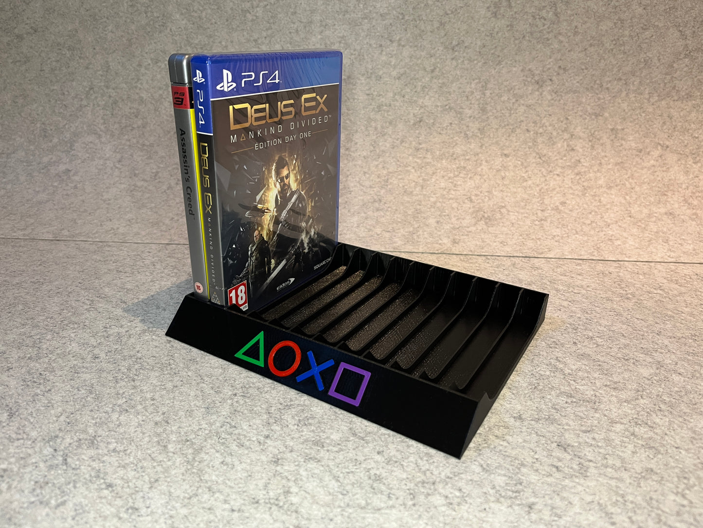 Spelställ för 12 PlayStation spel