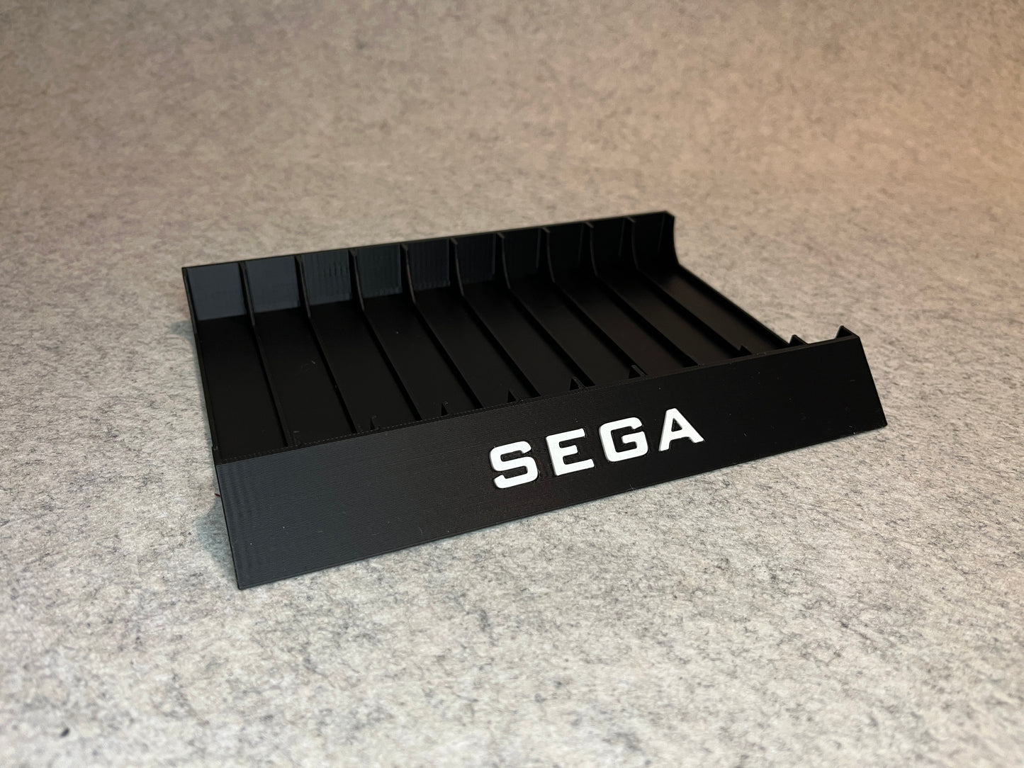 Spelställ för 10 spel cartridge till Sega Master System / Mega Drive