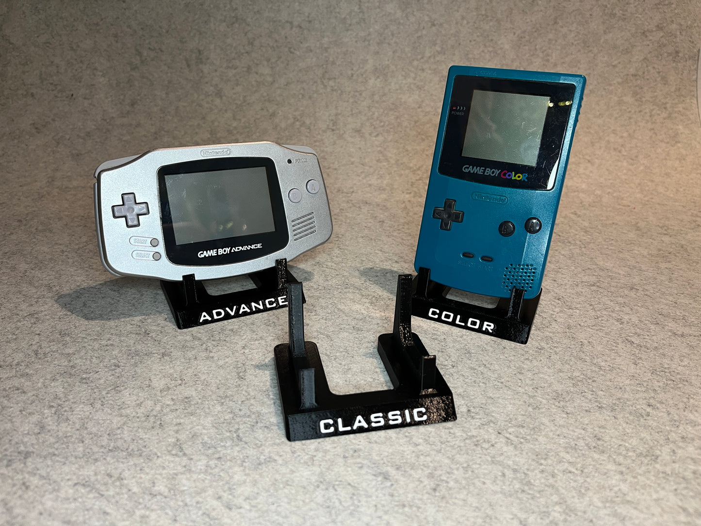 Gameboy-ställ uppsättning | Classic, Color, Advance