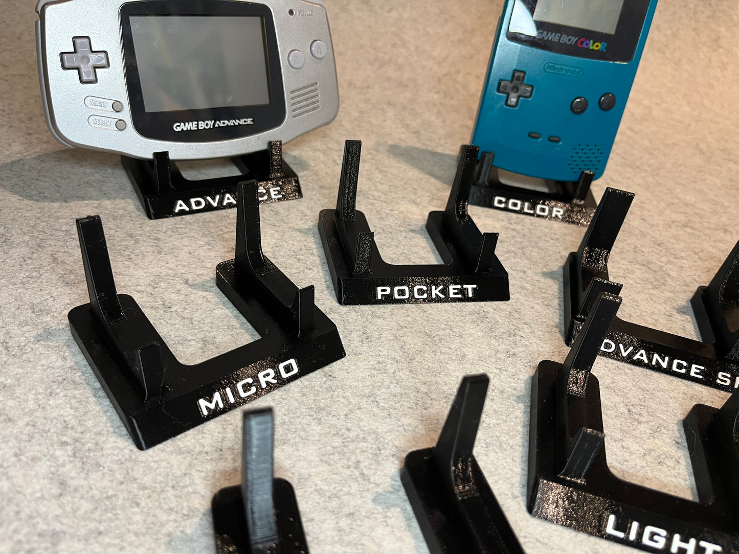 Ställ uppsättning för Gameboy (7x ställ)