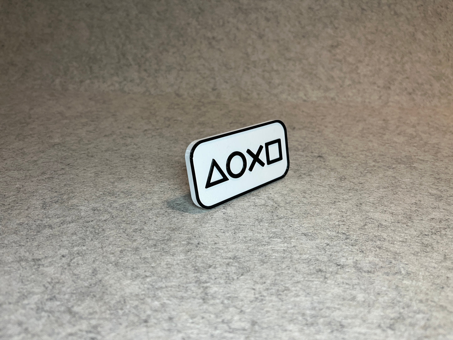 PlayStation-skylt - dekor med knappsymboler