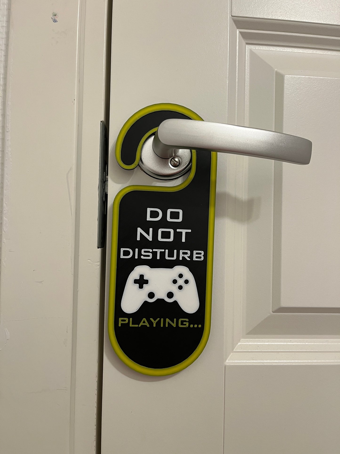 Dörren gaming skylt Do Not Disturb