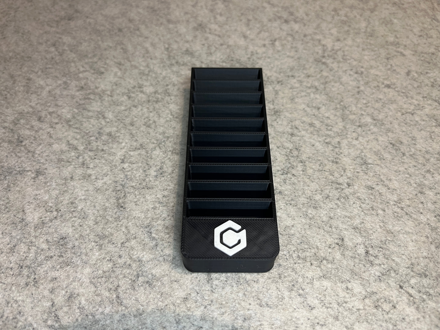 Spelställ för 10 Nintendo GameCube Memory Cards med GC-loggan