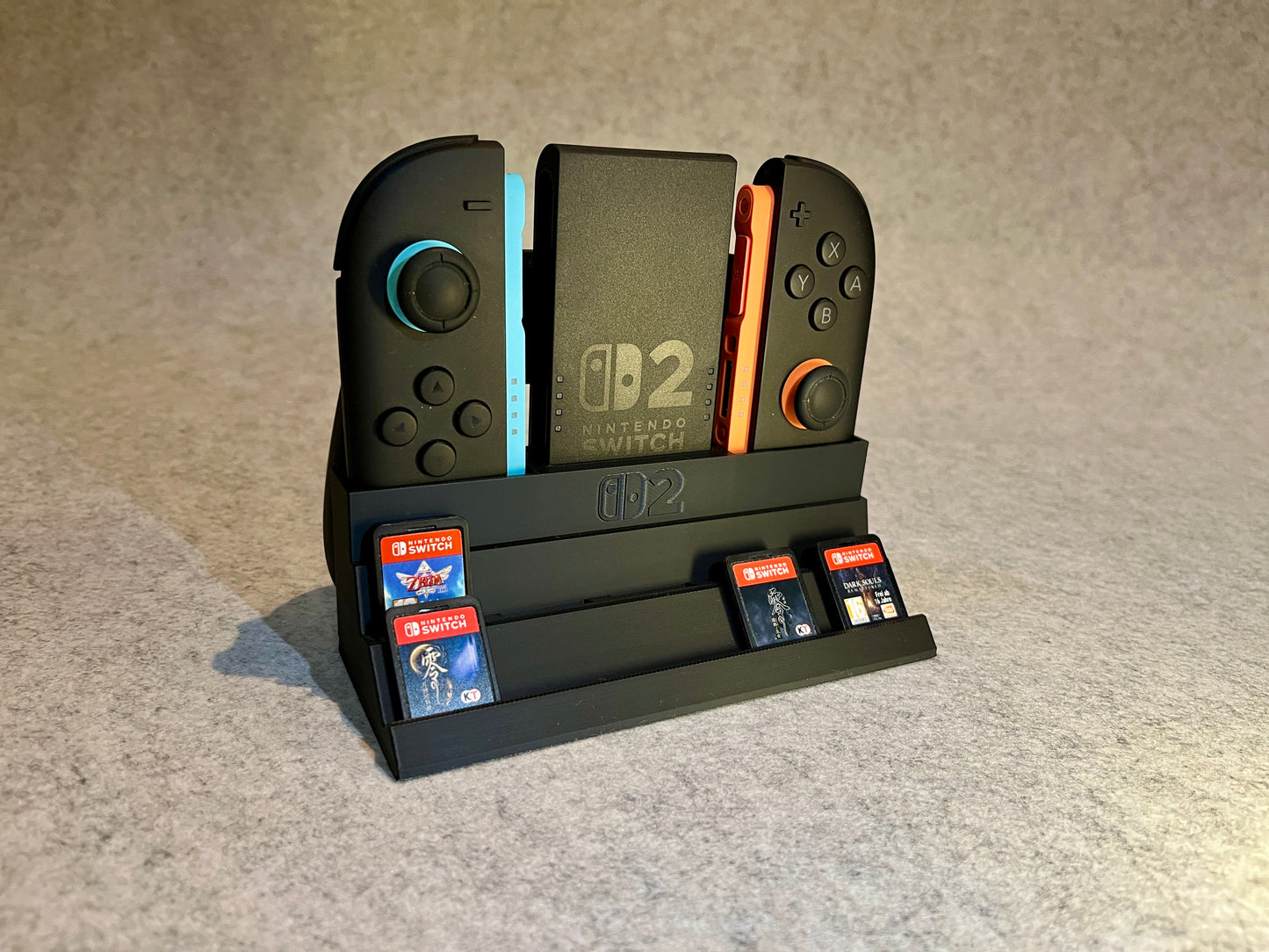Ställ för JoyCon, Grip och 10 Nintendo Switch 2 spel