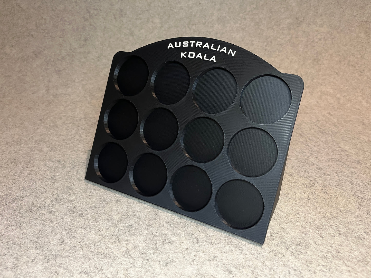 Display ställ för 12 1oz silvermynt Australian Koala samling