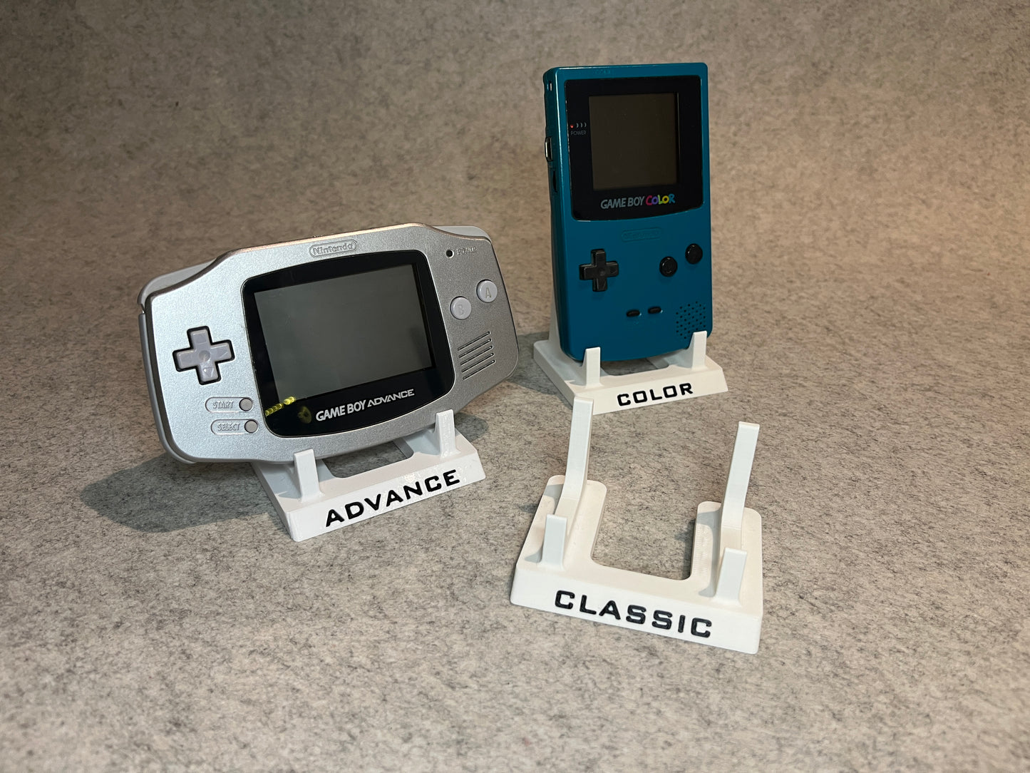 Gameboy ställ uppsättning