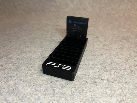 Ställ för 10 Memory Card till PlayStation 2 PS2