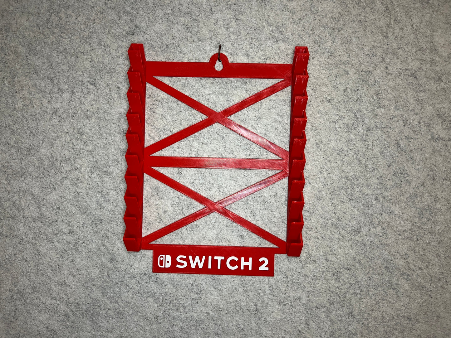 Vägghållare / spelställ för 10 spel till Nintendo Switch 2