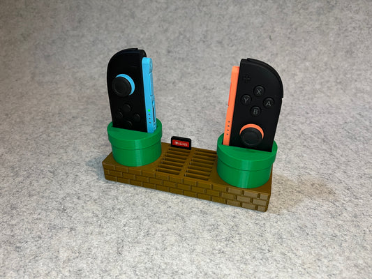 Super Mario ställ för JoyCon och 16 Nintendo Switch 2 spel
