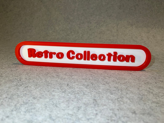 Nintendo Retro Collection skylt dekor