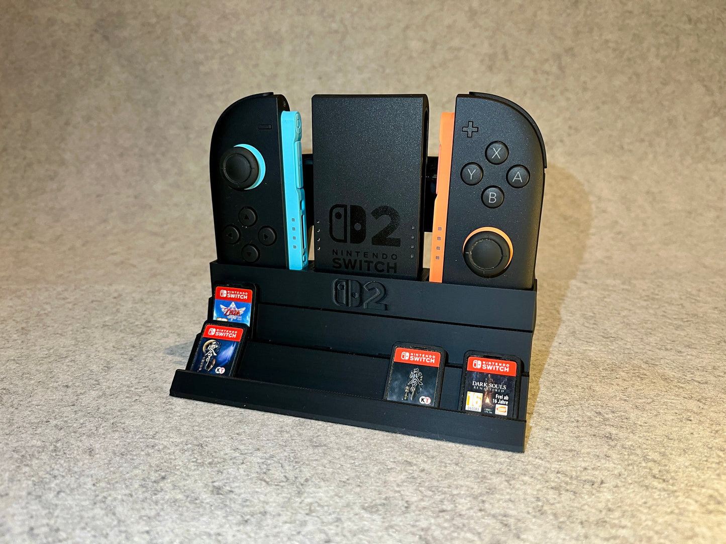 Ställ för JoyCon, Grip och 10 Nintendo Switch 2 spel