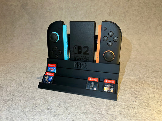 Ställ för JoyCon, Grip och 10 Nintendo Switch 2 spel