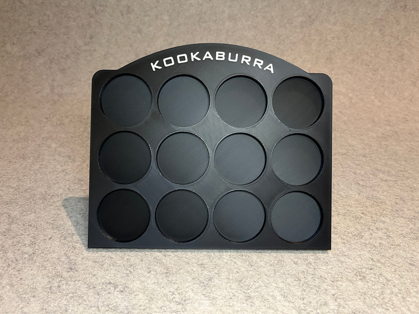 Display ställ för 12 1oz silvermynt Australian Kookaburra samling