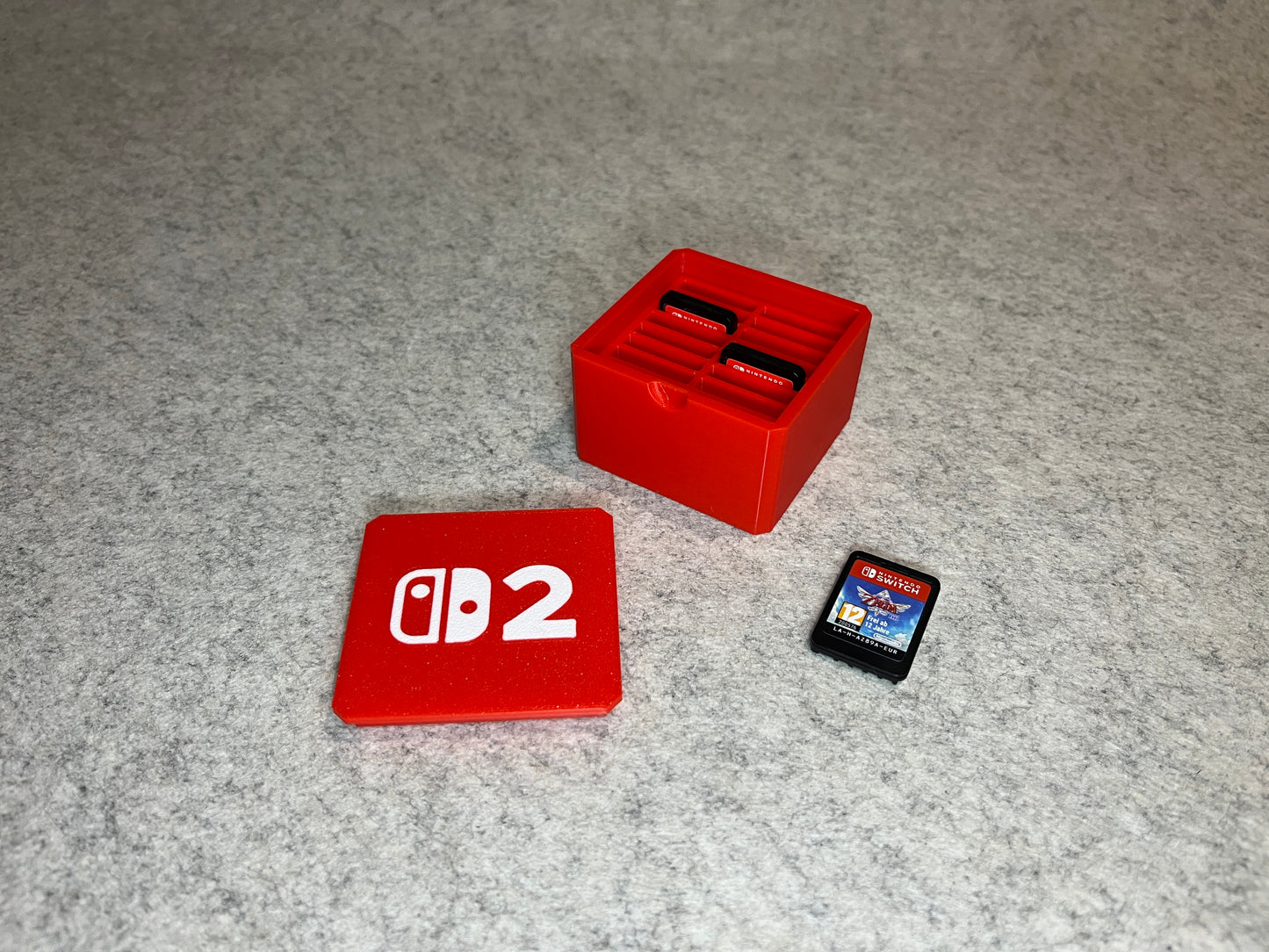 Spelställ / spellåda för 16 Nintendo Switch 2 cartridge spel