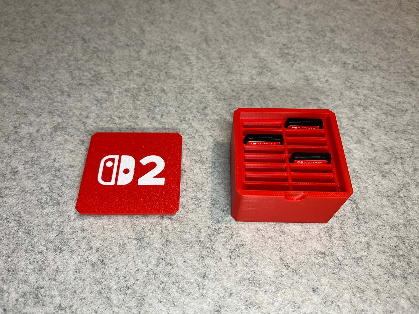 Spelställ / spellåda för 16 Nintendo Switch 2 cartridge spel