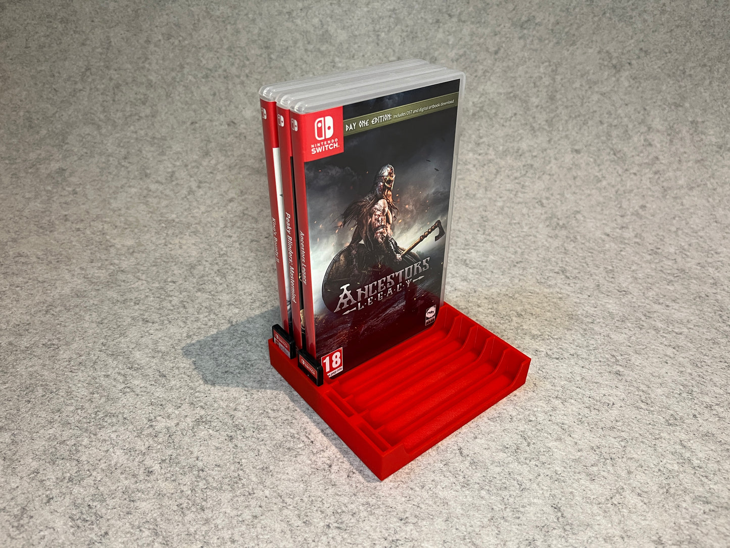Spelställ för 8 spel och 4 cartridge till Nintendo Switch