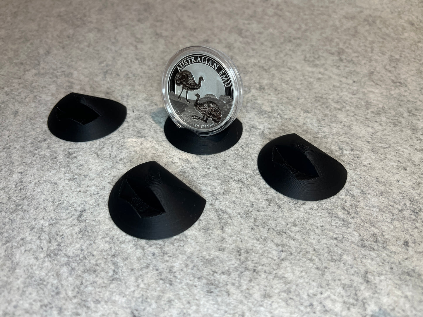 Display ställ för 1oz silvermynt samling