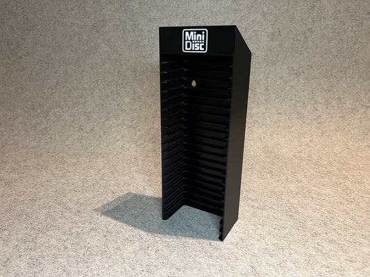 Vägghållare / ställ för 20 MiniDisc MD skivor