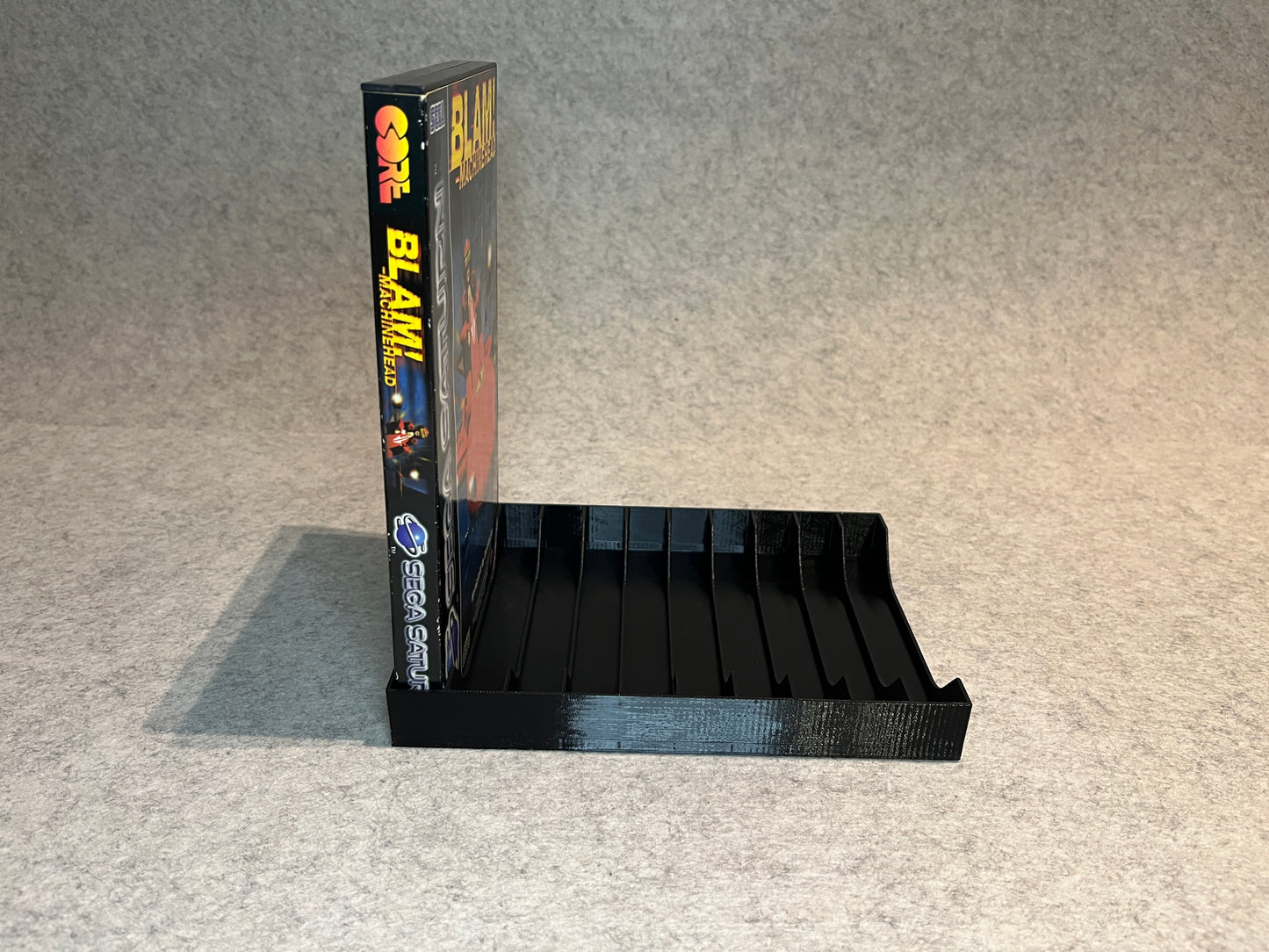 Spelställ för 10 Sega Saturn-spel (PAL-fodral)