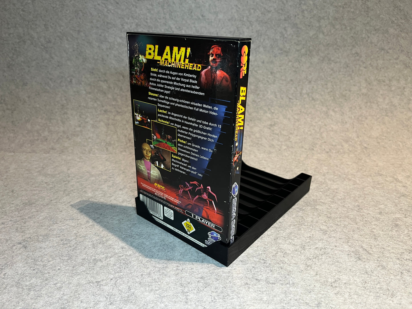 Spelställ för 10 Sega Saturn-spel (PAL-fodral)