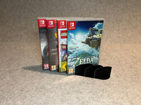 Display ställ för 6 Nintendo Switch spel