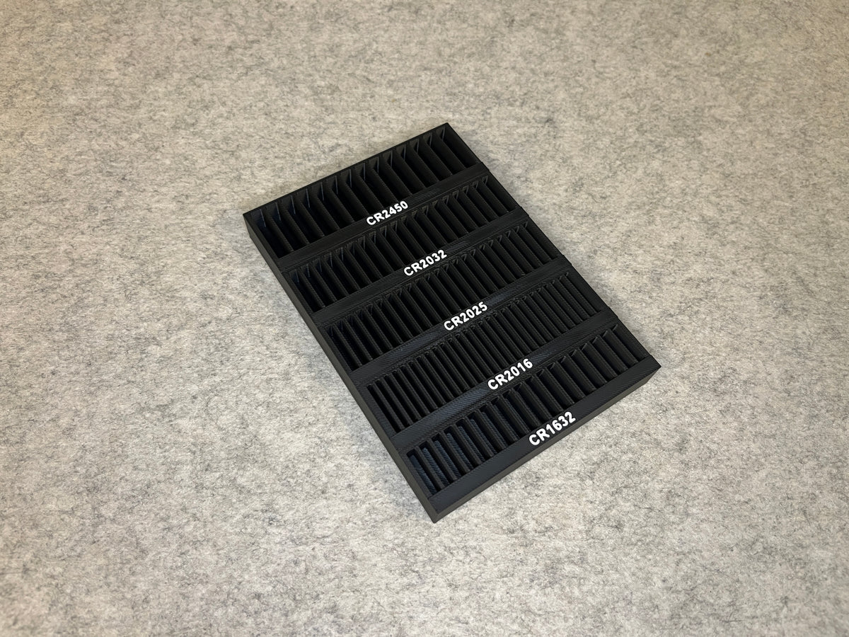 Batterihållare för CR2450, CR2032, CR2025, CR2016 och CR1632