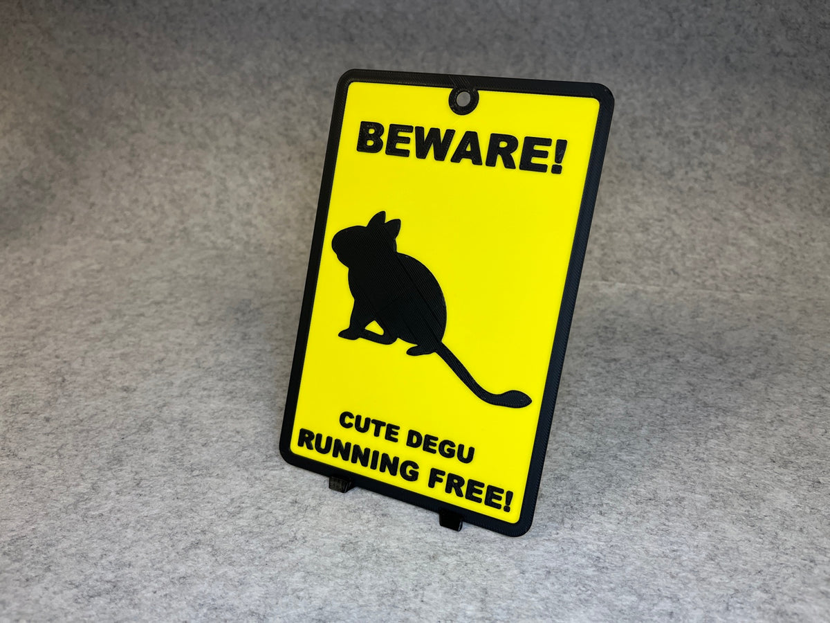 Väggdekor degu - Beware Cute Degu – bild 2