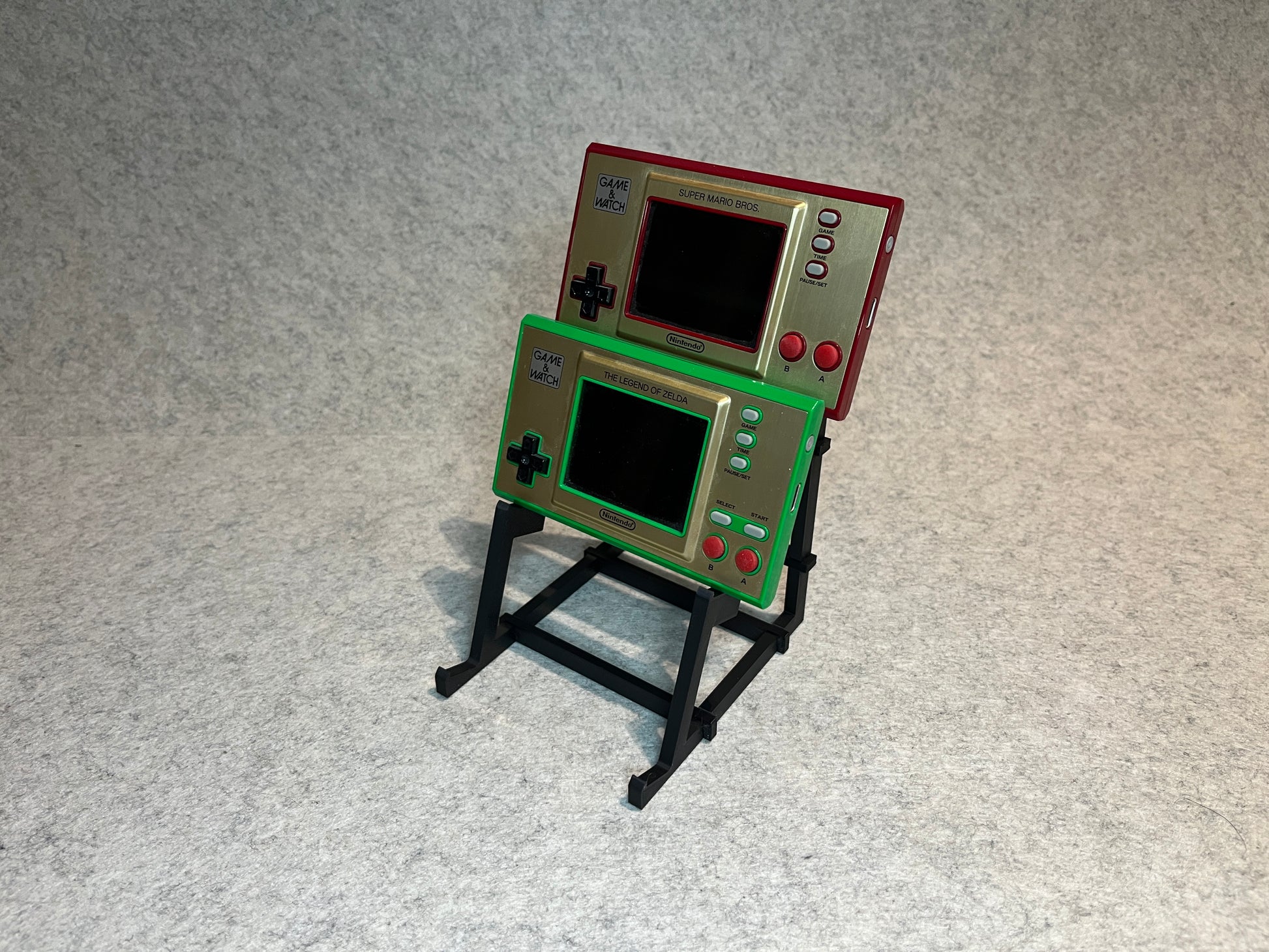 Displayställ för 3x Nintendo Game & Watch
