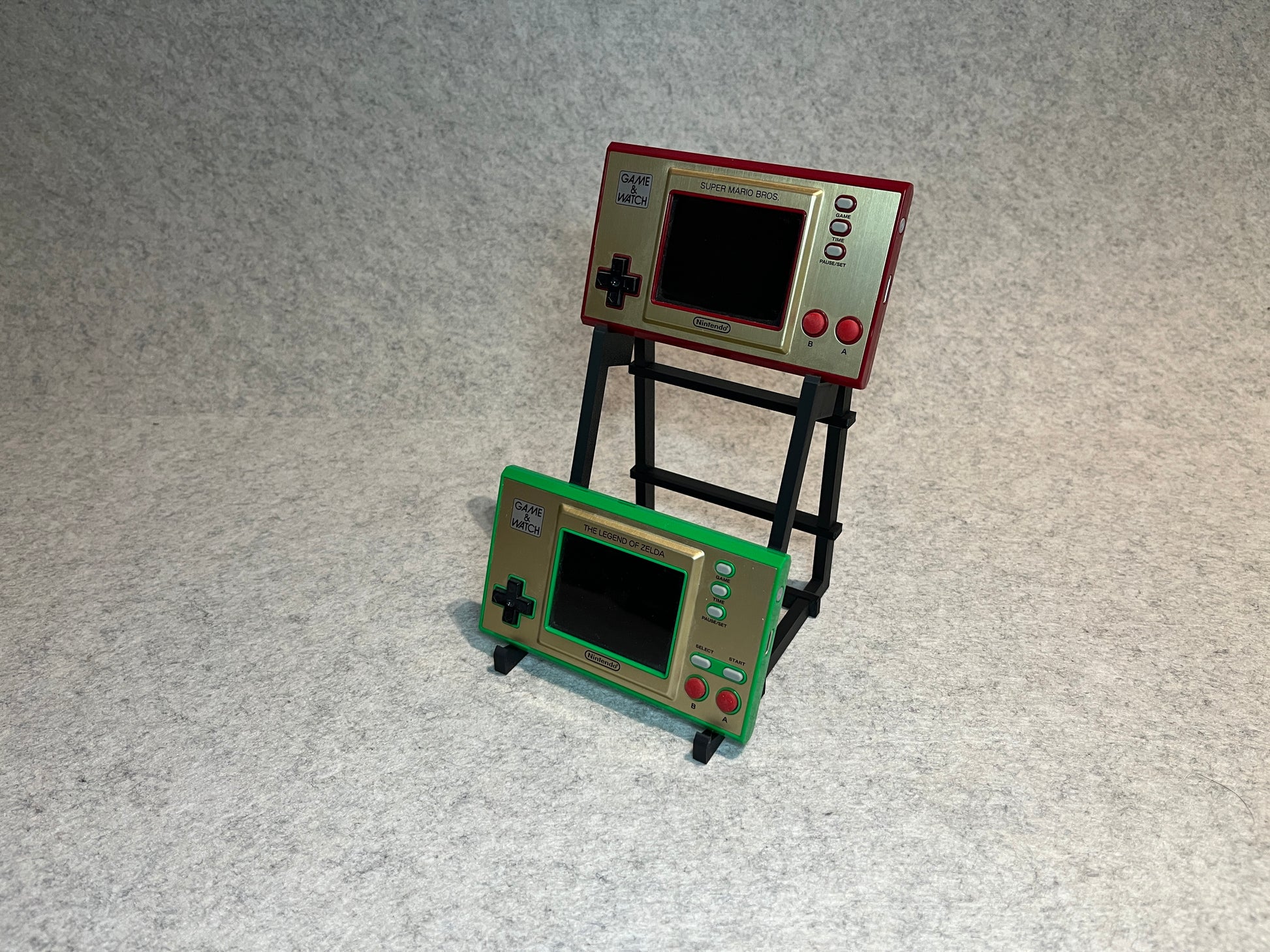 Displayställ för 3x Nintendo Game & Watch