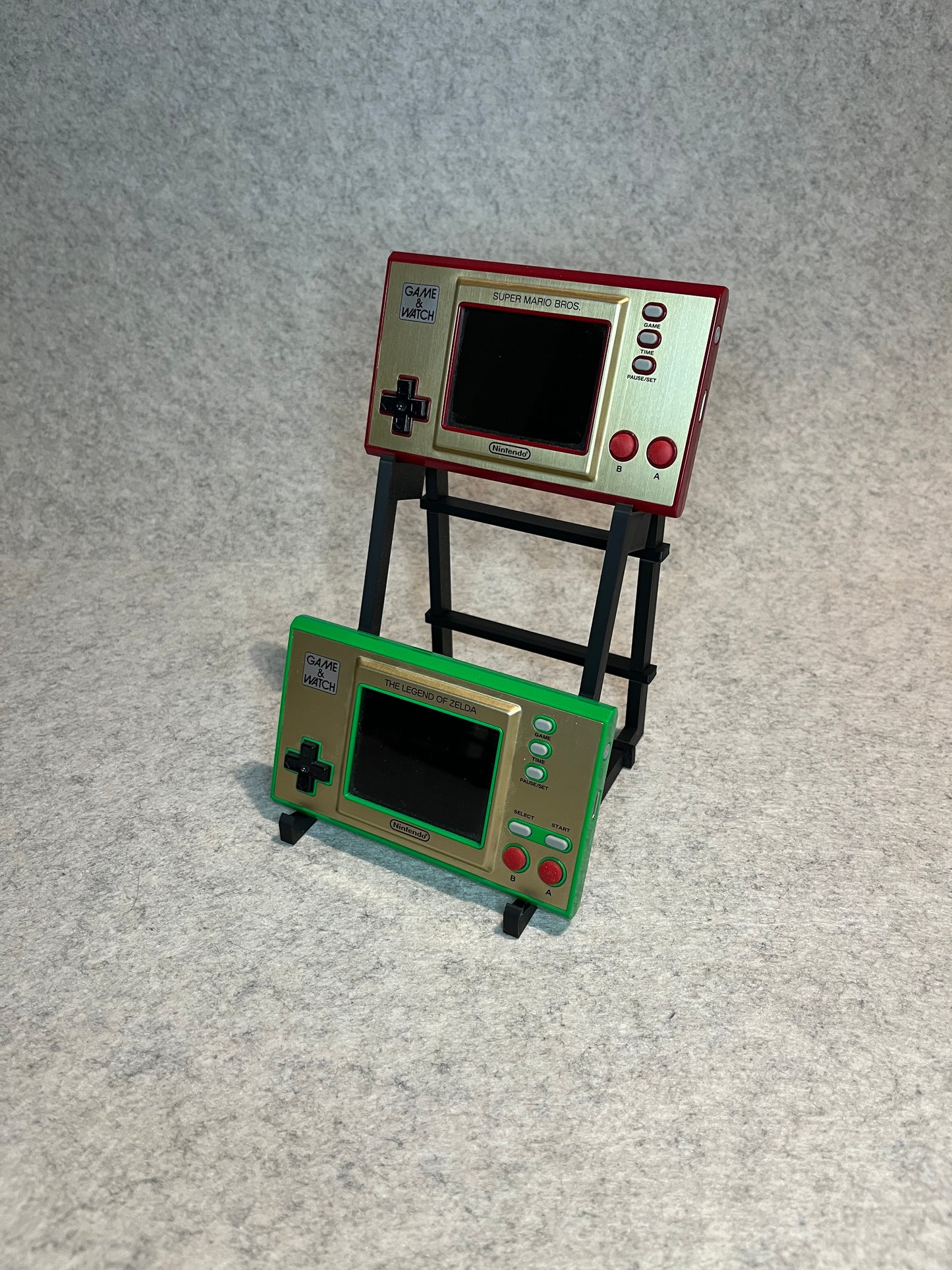 Displayställ för 3x Nintendo Game & Watch