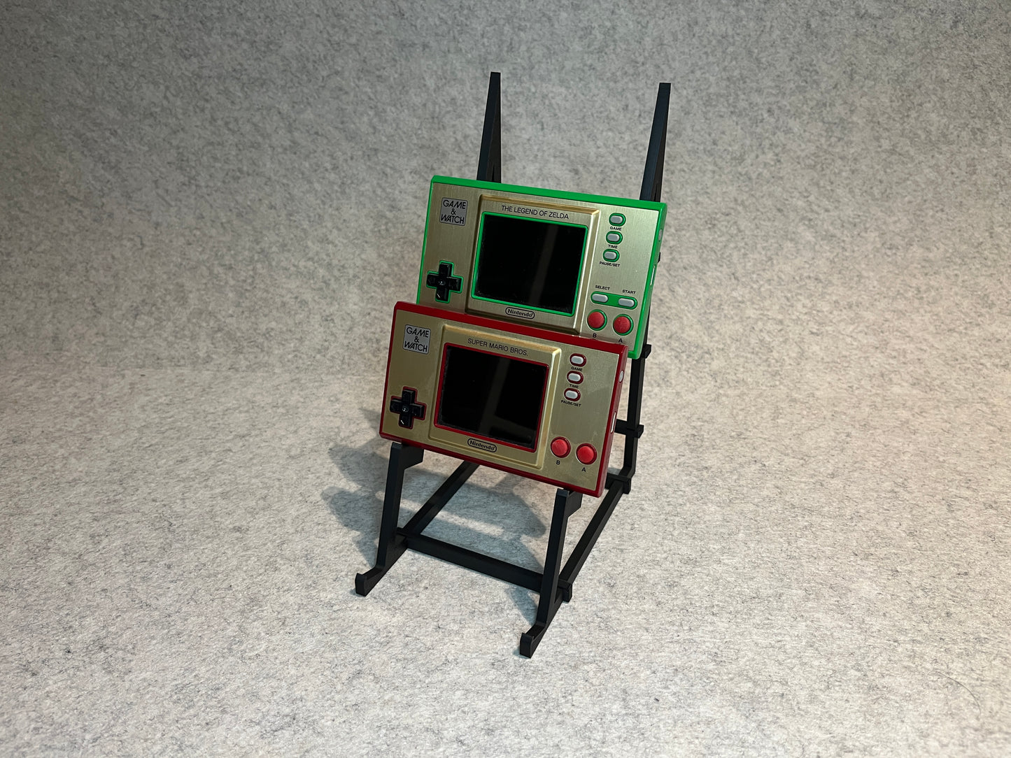 Displayställ för 4x Nintendo Game & Watch