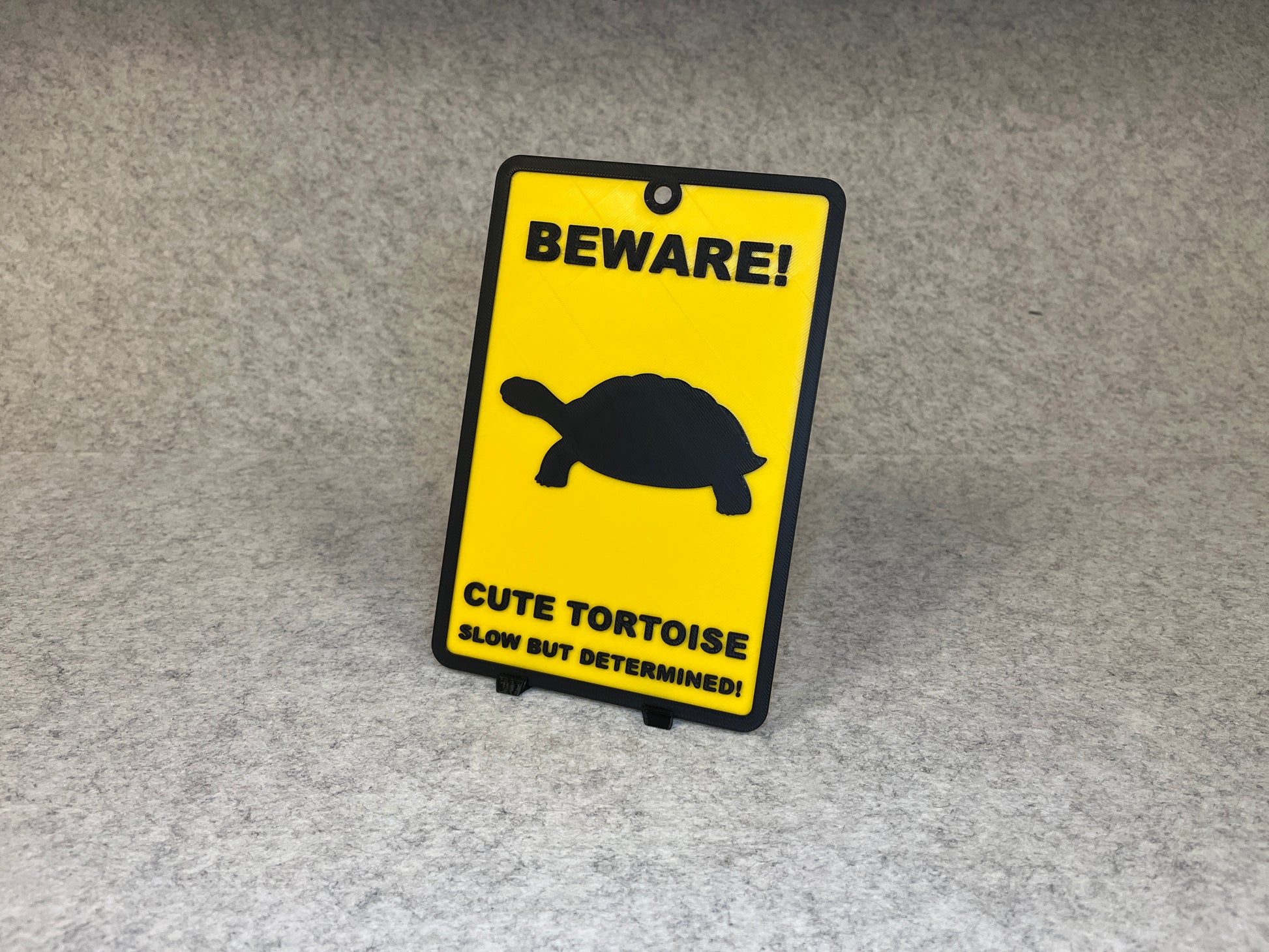 Väggdekor sköldpadda - Beware Cute Tortoise – bild 2
