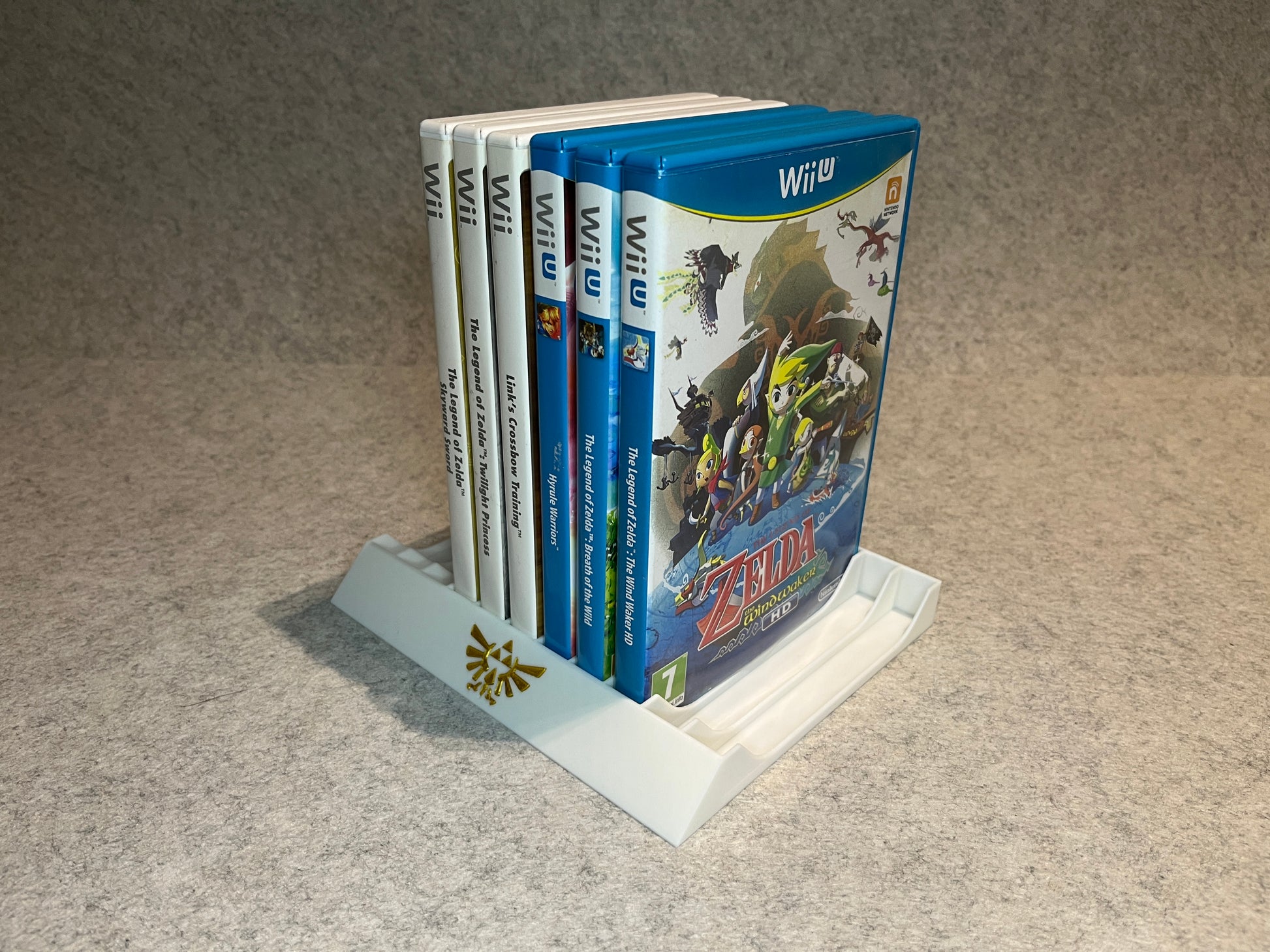 Spelställ för Zelda-samling – Nintendo GameCube / Wii / WiiU